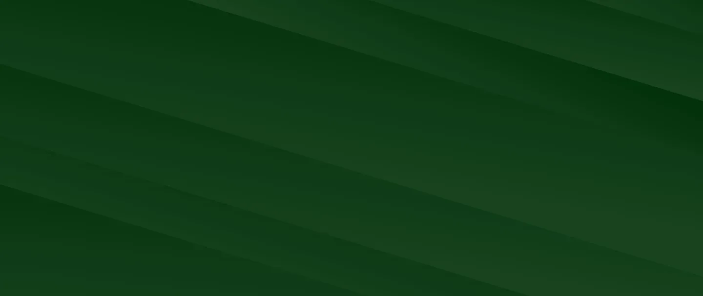 Abstract dark green background with diagonal gradient stripes.